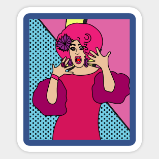 Proud Drag Queen Inspired Sticker